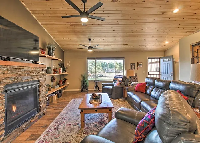 1 Mi To Rainbow Lake: Newly Built & Woodsy Retreat * Pinetop-Lakeside